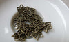Accessories - 30 Pcs Of Antique Bronze Filigree Butterfly Charms 12x14mm A6842