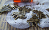 Accessories - 30 Pcs Of Antique Bronze Grand Piano Charms 15x17mm A1693