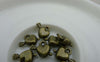 Accessories - 30 Pcs Of Antique Bronze Heart Arrow Charms 7.5mm A6019