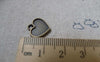 Accessories - 30 Pcs Of Antique Bronze Heart Shaped Base Settings Match 11.5mm Cameo A6072