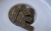 Accessories - 30 Pcs Of Antique Bronze Rectangular Charms 6x22mm A4947