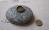 Accessories - 30 Pcs Of Antique Bronze Round Bezel Base Settings Match 10mm Cab A4994