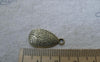 Accessories - 30 Pcs Of Antique Bronze Textured Teardrop Drop Charms 13x23mm A7728