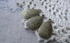 Accessories - 30 Pcs Of Antique Bronze Textured Teardrop Drop Charms 13x23mm A7728