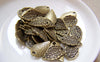 Accessories - 30 Pcs Of Antique Bronze Tree Leaf Charms 10x16mm A5210