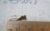 Accessories - 30 Pcs Of Antique Bronze Tree Leaf Charms 5x11mm A5208