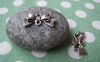 Accessories - 30 Pcs Of Antique Silver Bow Tie Knot Connector Charms 8x20mm A699