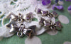 Accessories - 30 Pcs Of Antique Silver Bow Tie Knot Connector Charms 8x20mm A699