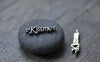 Accessories - 30 Pcs Of Antique Silver English Word Connector Connectors Charms 6x22mm A7749