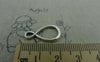 Accessories - 30 Pcs Of Antique Silver Figure 8 Connector Charms 11x21mm A5977