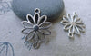 Accessories - 30 Pcs Of Antique Silver Filigree Daisy Flower Connector Charms 19x25mm A7597