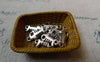 Accessories - 30 Pcs Of Antique Silver Filigree Fish Bone Connector Charms 11x15mm A5639