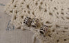 Accessories - 30 Pcs Of Antique Silver Filigree Flower Drum Beads 7x8mm A7324