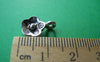 Accessories - 30 Pcs Of Antique Silver Flower Pendants Charms 9mm A989
