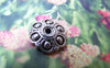 Accessories - 30 Pcs Of Antique Silver Flower Spacer Bead Caps 13mm A1095