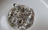 Accessories - 30 Pcs Of Antique Silver Hand Charms 8x18mm A7265