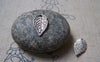 Accessories - 30 Pcs Of Antique Silver Leaf Pendant Charms 10x16mm A5207