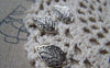 Accessories - 30 Pcs Of Antique Silver Leaf Pendant Charms 10x16mm A5207