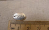 Accessories - 30 Pcs Of Antique Silver Oval Charms 10x14mm A7364