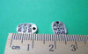 Accessories - 30 Pcs Of Antique Silver Oval Made With Love Charms 8x11mm A1345