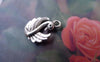 Accessories - 30 Pcs Of Antique Silver Swan Charms 12x17mm Double Sided A7571
