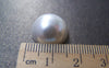 Accessories - 30 Pcs Of Resin Pearl White Round Cameo Cabochons 16mm A3626