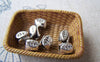 Accessories - 30 Pcs Of Tibetan Silver Antique Silver 3D Tree Leaf Spacer Bead Charms 5.3x6.5mm A3893