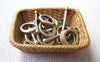 Accessories - 30 Sets Of Antique Bronze Smooth Round Toggle Clasps A222