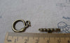 Accessories - 30 Sets Of Antique Bronze Snake Toggle Clasps A7318