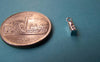 Accessories - 300 Pcs Of Silver Tone Fold Over Crimp Head Clasps Bead Tips Size 3x10mm A2113