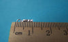 Accessories - 300 Pcs Of Silver Tone Fold Over Crimp Head Clasps Bead Tips Size 3x10mm A2113