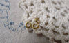 Accessories - 300 Pcs Raw Brass Oval Jump Rings OD Rings Size 4x5mm 18gauge A6982