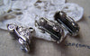 Accessories - 3D Car Pendants Antique Silver Vehicle Charms 13x23mm Set Of 10 Pcs A925