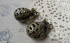 Accessories - 3D Grenade Pendants Antique Bronze Charms 23x34mm Set Of 2 Pcs A6032