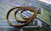 Accessories - 4 Pcs (2 Pairs) Of Antique Bronze Filigree Chandelier Earring Teardrop Pendant Charms 20x33mm A5484