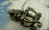 Accessories - 4 Pcs Of Antique Bronze 3D Bear Doll Chair Charms Pendant 12x18x42mm A5887