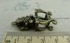 Accessories - 4 Pcs Of Antique Bronze 3D Bear Doll Chair Charms Pendant 12x18x42mm A5887