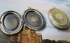 Accessories - 4 Pcs Of Antique Bronze Brass Cross Oval Flat Photo Locket Charms 22x29mm A3545