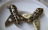 Accessories - 4 Pcs Of Antique Bronze Filigree 3D Airplane Airbus A380 Charms Pendants 37x37mm A950