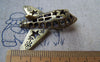 Accessories - 4 Pcs Of Antique Bronze Filigree 3D Airplane Airbus A380 Charms Pendants 37x37mm A950