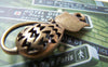 Accessories - 4 Pcs Of Antique Bronze Filigree Kitten Cat Charms Pendants 16x31mm A1795