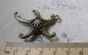 Accessories - 4 Pcs Of Antique Bronze Filigree Starfish Pendants Charms 42x47mm A6342