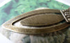 Accessories - 4 Pcs Of Antique Bronze Hair Clips Base Settings Match 18x25mm Cabochon A6913