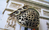 Accessories - 4 Pcs Of Antique Bronze Huge Filigree 3D Owl Pendants 26x36mm A1873