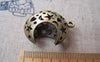 Accessories - 4 Pcs Of Antique Bronze Huge Filigree Crescent Moon Pendants Charms 25x25mm A401