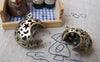 Accessories - 4 Pcs Of Antique Bronze Huge Filigree Crescent Moon Pendants Charms 25x25mm A401