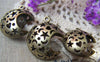 Accessories - 4 Pcs Of Antique Bronze Huge Filigree Crescent Moon Pendants Charms 25x25mm A401