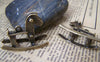 Accessories - 4 Pcs Of Antique Bronze Rocking Horse Pendants Size 31x40mm A1616