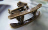 Accessories - 4 Pcs Of Antique Bronze Rocking Horse Pendants Size 31x40mm A1616