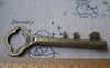 Accessories - 4 Pcs Of Antique Bronze Skeleton Key Pendants Charms HEAVY 28x78mm A169